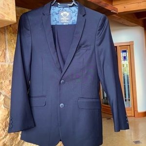 Appaman Boys Navy Suit Set jacket/pants Size 12